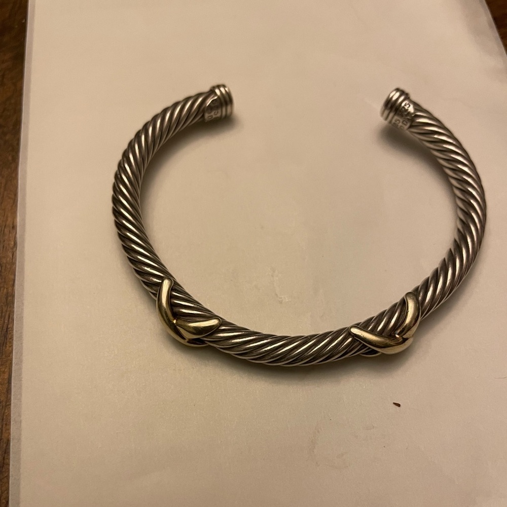 Authentic David Yurman double cross medium bracelet. Moving sell open to offers.